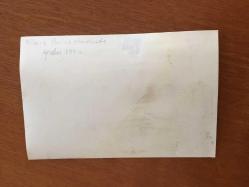 KIBRIS BARIŞ HAREKATI'NIN ORİJİNAL AJANS-BASIN FOTOĞRAFI (AÇIKLAMAYI OKUYUNUZ) - 18 x 12 cm EBADINDA - ÇARPIŞMA BÖLGESİNDE MEVZİ KAZAN BİR DOZER, 1974