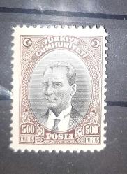 1930 Londra 500 kuruş mnh - defter izi mevcut isfila 2024 katalog 3000 tl