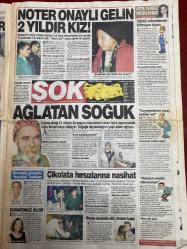 ŞOK GAZETESİ DOĞUM GÜNÜ HEDİYESİ - 22 ARALIK 2002 - TAM TAKIM 12 SAYFADIR -Recep Tayyip Erdoğan-Abdullah Gül-Necip Hablemitoğlu-Hilmi Özkök-Deniz Baykal-Hülya Uz-Sibel Tüzün-Sibel Kekilli-Şenay Akay-Dilek Kavuncu-Nükhet Duru-Göksel Eltyan-Gülsen Haberal-Hikmet Çetinkaya-Hüsnü Özyeğin-Fatih Tekke-Arif Erdem-Ümit Davala-Taner Kutlay-İsmail Uyanık-İlhan Aydoğdu-Alpay Özalan-Tugay Kerimoğlu-Fatih Terim-Mondi-Bülent Korkmaz-Serdar Akar-Ersan Karabulut-Cem Karaca-Tuba Ekinci-Hakan Altun-Ebru Destan-Fatma Girik-Hülya Avşar-Savaş Baskısı-Motorine Rekor Zam Yapıldı-Hablemitoğlu Toprağa Verildi-Çernobil Kurbanı-Kendini Ele Verdi-80’li Yılların Seks Sembolleri-Eğlenceli Yarışma-Zerda’nın Ünlüleri Canlı Yayında-En Cesuru Gülben-2002’de Son Tango-Aslan Umutlu-Skandal Mankenler Fiyat Katladı-Turizmin Güzelleri-Kızım Sen Manyaksın-Soğuk Gecelerin Sıcak Kadını-Noter Onaylı Gelin 2 Yıldır Kız-Ağlatan Soğuk-Çikolata Hırsızlarına Nasihat-Halktan Gizlemeyin-Gözyaşlarıyla Uğurlandı-AB Şimdiden 4 Parça-Fırç