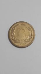 CUMHURİYET DÖNEMİ 1956 PİRİNÇ 25 KURUŞ