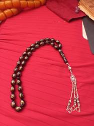 Kuka tespih  imame alpaga mercan ,firuze ve  bronz kakma usta işi tespih uzunluğu imame hariç 30 cm  habbe büyüklüğü 12 mm usta işi