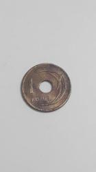 CUMHURİYET DÖNEMİ 1949 PİRİNÇ DELİKLİ 1 KURUŞ