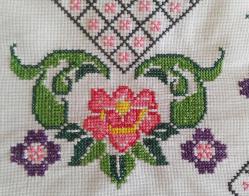 VİNTAGE EL YAPIMI KANAVİÇE YASTIK. KONDİSYON YÜKSEK KOLEKSİYONLUK.  ÖLÇÜ 36 X 56 CM