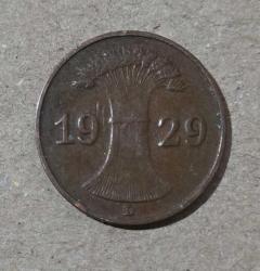ALMANYA 1929 1 PFENNIG