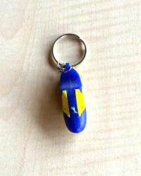 MKE Ankaragücü Futbol Takımı Ayakkabı Anahtarlık -- Sarı Lacivert Krampon Anahtarlık