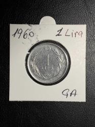 1960 YILI MADENİ 1 TÜRK LİRASI ÇA TCM 4200