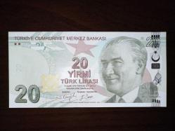 9. EMİSYON 20 TÜRK LİRASI G 169 80 80 80 ( OSMANİYE  PLAKA  )   ÇİL TCM 4617