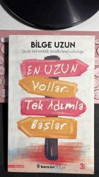 EN UZUN YOLLAR TEK ADIMLA BAŞLAR - BİLGE UZUN - BU BİR FARK'ANDALIK MINDFULNESS YOLCULUĞU - İNKILAP YAYINEVİ 3. BASKI 2022 YAZARINDAN İMZALI VE DE İTHAFLIDIR...