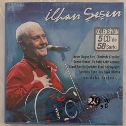 İlhan Şeşen Koleksiyon 5 Cd 58 Şarkılık Box Set (Jelatininde Sıfır Dönem Baskı Cd)