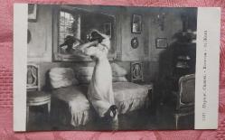 1900–1910 Paris Salon Sanat Kartpostalları Seti (Checa & Jelia) – Belle Époque, Nadir Rusça Bas