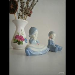 Hollandalı Vintage Porselen Çift