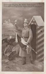 1915 AVUSTURYA PULLU VE DAMGALI - AVUSTURYA MACARİSTAN ASKERİ 1.DÜNYA SAVAŞI PROPAGANDA KARTPOSTALI