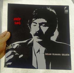 Arif Sağ & İnsan Olmaya Geldim LP Plak Kapağı