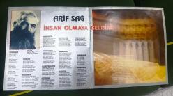 Arif Sağ & İnsan Olmaya Geldim LP Plak Kapağı