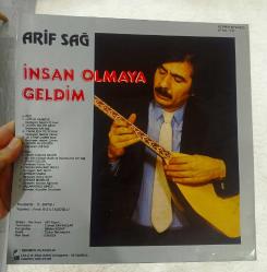 Arif Sağ & İnsan Olmaya Geldim LP Plak Kapağı