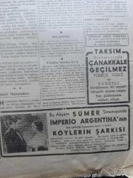 Tan Gazetesi - 5 Sonteşrin (Kasım) 1940 - Balkanların bugünkü manzarası yazan Zekeriya Sertel Başmakale - Ankara'daki merasim Dil tarih coğrafya fakültelerinin yeni binası dün açıldı fotoğraf - Almanya sulh şayialarını tekzip ediyor - Ciano İle Ribbentrop arasında yeni bir mülakat yapılıyormuş - Yunanistan Arnavutluk hududundaki hareket sahasını ve Yunan adalarını gösterir harita - Yunanlılar epir cephesi'nde de taarruza geçti - İsmet İnönü'nün Nutku sofya'da iyi akisler bıraktı - İngiltere Tuna işi için Rusya'yı protesto etti - tarihe karşı kim mesul yazan Sabiha Zekeriya Sertel - hava harpleri 4 ayda 2.442 Nazi tayyaresi imha edildi - libya'ya asker erzak tahşidi devam ediyor - Sdyney Saffıharp gemisi tarafından tahrip edilen bartolomev colleoni İtalyan Kruvazörü batarken fotoğraf - bugünkü radyo programı - şehir Meclisi açıldı Vali Lütfi Kırdar Bu yıl yapılacak işleri izah etti - İş Bankası tasarrur ikramiyeleri - gözüme çarpanlar yazan Sevim Sertel -  köylerin şarkısı Sümer'de