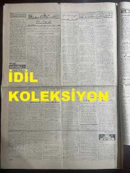 Osmanlıca Cumhuriyet Gazetesi, Orijinal Dönem Basım - 11 Mayıs 1926 - Sayı: 721 - Hicri: 27 Şevval 1344 - Türkiye İle ingiltere Arasında Akdedilecek Muahedenameyi Irak Hükümeti De İmzalayacak - Hariciye Encümeninde Dün Tevfik Rüştü Bey'in Huzuruyla Mühim Bir İctima Akdedildi - Gazi Paşa'nın Seyahati: Dün Mersin'e Muvasalat Buyurdular - 926 Bütçesi Cumartesi Müzakerede - İngiltere'de Grev Ve Karışıklık Devam Ediyor - Ankara -Berlin-Moskova İttihadına Doğru: Türkiye-Almanya Dostluk Muahedesi Mi? - Taksim'de Heykel: Taksim Meydanı Tevsi Edilecek Ve Gazi'nin Muazzam Bir Heykeli Rekz Olunacak - Halk Şarkıları: Halk Şarkılarını Toplamak Ve Nağmeleri Tesbit Etmek İçin Anadolu'ya Heyet Gidecek - İki Yeni Tayyaremiz: İzmir'de İki Tayyaremize İsim Konma Merasiminde Parlak Tezahürat - Kimler Mübadildir? 1912'den Sonra İstanbul'a Gelenlerin Hepsi Mübadil Değil Mi? - Evrak-ı Nakdiye Komisyonunun Dünkü İctimaı: Bir, Beş Ve On Liralık Evrak-ı Nakdiyede Gazi Paşa'nın Resimleri Bulunacaktır