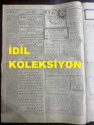 Osmanlıca Cumhuriyet Gazetesi, Orijinal Dönem Basım - 11 Mayıs 1926 - Sayı: 721 - Hicri: 27 Şevval 1344 - Türkiye İle ingiltere Arasında Akdedilecek Muahedenameyi Irak Hükümeti De İmzalayacak - Hariciye Encümeninde Dün Tevfik Rüştü Bey'in Huzuruyla Mühim Bir İctima Akdedildi - Gazi Paşa'nın Seyahati: Dün Mersin'e Muvasalat Buyurdular - 926 Bütçesi Cumartesi Müzakerede - İngiltere'de Grev Ve Karışıklık Devam Ediyor - Ankara -Berlin-Moskova İttihadına Doğru: Türkiye-Almanya Dostluk Muahedesi Mi? - Taksim'de Heykel: Taksim Meydanı Tevsi Edilecek Ve Gazi'nin Muazzam Bir Heykeli Rekz Olunacak - Halk Şarkıları: Halk Şarkılarını Toplamak Ve Nağmeleri Tesbit Etmek İçin Anadolu'ya Heyet Gidecek - İki Yeni Tayyaremiz: İzmir'de İki Tayyaremize İsim Konma Merasiminde Parlak Tezahürat - Kimler Mübadildir? 1912'den Sonra İstanbul'a Gelenlerin Hepsi Mübadil Değil Mi? - Evrak-ı Nakdiye Komisyonunun Dünkü İctimaı: Bir, Beş Ve On Liralık Evrak-ı Nakdiyede Gazi Paşa'nın Resimleri Bulunacaktır