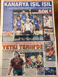 ŞOK GAZETESİ DOĞUM GÜNÜ HEDİYESİ - 4 AĞUSTOS 2002 - TAM TAKIM 12 SAYFADIR -Tansu Çiller-Aygün Çolaklı-Melek-Gülen-Yılmaz Erdoğan-Aziz Yıldırım-Fatih Terim-Nuno Gomes-Chiesa-Lorant-Julio Cesar-Samet Aybaba-Zdravkov-Pascal Nouma-Amaral-Muazzez Ersoy-Cem Yılmaz-Yeni Yılmaz-Kenan İmirzalıoğlu-Demet Akalın-Ayşe Hatun Önal-Nükhet Duru-Serdar Ortaç-Aylin Arasıl-Seçkin Piriler-İlhan Mansız-Sibel Can-Sulhi Aksüt-Gülben Ergen-Aylin Arasıl-Gamze Kanıkçıoğlu-Sebahat Kahraman-Buse-Kemal Hakan-Hasan Partan Vekiller durun işiniz daha bitmedi-Mucize tedavi-Dünyayı yine şaşırttık-Melek ve Gülen yüzü-Erken seçim Tansu Çiller’i aşka getirdi-Zorladı zorladı sonunda başardı-Kanarya ışıl ışıl-Yetki Terim’de-Bir tek taraftar-Akın akın geliyor-40’ından sonra azanı aşk paklar-Çarıklı trilyoner-Bağını koparan soyunuyor-Armut pis ağzıma düş-Sevgi yaşatıyor-Ölüm turu-Keçi dersi-Çok seçkinim-Sulhi bey karısını hayranlıkla izledi