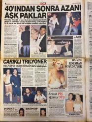 ŞOK GAZETESİ DOĞUM GÜNÜ HEDİYESİ - 4 AĞUSTOS 2002 - TAM TAKIM 12 SAYFADIR -Tansu Çiller-Aygün Çolaklı-Melek-Gülen-Yılmaz Erdoğan-Aziz Yıldırım-Fatih Terim-Nuno Gomes-Chiesa-Lorant-Julio Cesar-Samet Aybaba-Zdravkov-Pascal Nouma-Amaral-Muazzez Ersoy-Cem Yılmaz-Yeni Yılmaz-Kenan İmirzalıoğlu-Demet Akalın-Ayşe Hatun Önal-Nükhet Duru-Serdar Ortaç-Aylin Arasıl-Seçkin Piriler-İlhan Mansız-Sibel Can-Sulhi Aksüt-Gülben Ergen-Aylin Arasıl-Gamze Kanıkçıoğlu-Sebahat Kahraman-Buse-Kemal Hakan-Hasan Partan Vekiller durun işiniz daha bitmedi-Mucize tedavi-Dünyayı yine şaşırttık-Melek ve Gülen yüzü-Erken seçim Tansu Çiller’i aşka getirdi-Zorladı zorladı sonunda başardı-Kanarya ışıl ışıl-Yetki Terim’de-Bir tek taraftar-Akın akın geliyor-40’ından sonra azanı aşk paklar-Çarıklı trilyoner-Bağını koparan soyunuyor-Armut pis ağzıma düş-Sevgi yaşatıyor-Ölüm turu-Keçi dersi-Çok seçkinim-Sulhi bey karısını hayranlıkla izledi