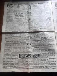 Son Posta Gazetesi - 10 Eylül 1951 - Yavuz hırsızlar yazan Selim Ragıp Emeç Başmakale - Amerika Japonya ile Dün bir güvenlik Anlaşması imzaladı - Demokrat Parti'nin kazanma şansı Gün geçtikçe artıyor - Bilecik'te CHP köylüleri silahla tehdit ettiriyor - Beşiktaş Barbaros meydanında konuşan Demokrat Parti hatibi fotoğraf - Başbakan Adnan Menderes yarın İstanbul'a geliyor - İzmir'in kurtuluş yıldönümü büyük tezahüratla kutlandı fotoğraf - bakkal kurnazlığı yazan Mithat Cemal Kuntay - Kurban Bayramı hazırlığı - Karagümrük kulübü'nün Spor Bayramı - Amerika Mançuryanın bombalanmasını istiyor - Kore gazilerine madalya verilecek - Süveyş ve İsrail meselelerindeki durumumuz - Turgay Şeren Galatasaray'dan ayrılmadı - Beşiktaş 7 Beyoğluspor 3 - İstanbul Ankara Radyosu programı - bu akşamki nöbetçi eczaneler - yeni dünyada ilk Türk pehlivanı yazan Kerim Kanok - Erzincan hidroelektrik tesisatı 1952'de tamamlanacak - memur ve politika yazan Orhan Mete - Sümerbank - Aydın'da Cavit Oral ağır konuştu
