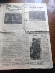 Son Posta Gazetesi - 10 Eylül 1951 - Yavuz hırsızlar yazan Selim Ragıp Emeç Başmakale - Amerika Japonya ile Dün bir güvenlik Anlaşması imzaladı - Demokrat Parti'nin kazanma şansı Gün geçtikçe artıyor - Bilecik'te CHP köylüleri silahla tehdit ettiriyor - Beşiktaş Barbaros meydanında konuşan Demokrat Parti hatibi fotoğraf - Başbakan Adnan Menderes yarın İstanbul'a geliyor - İzmir'in kurtuluş yıldönümü büyük tezahüratla kutlandı fotoğraf - bakkal kurnazlığı yazan Mithat Cemal Kuntay - Kurban Bayramı hazırlığı - Karagümrük kulübü'nün Spor Bayramı - Amerika Mançuryanın bombalanmasını istiyor - Kore gazilerine madalya verilecek - Süveyş ve İsrail meselelerindeki durumumuz - Turgay Şeren Galatasaray'dan ayrılmadı - Beşiktaş 7 Beyoğluspor 3 - İstanbul Ankara Radyosu programı - bu akşamki nöbetçi eczaneler - yeni dünyada ilk Türk pehlivanı yazan Kerim Kanok - Erzincan hidroelektrik tesisatı 1952'de tamamlanacak - memur ve politika yazan Orhan Mete - Sümerbank - Aydın'da Cavit Oral ağır konuştu