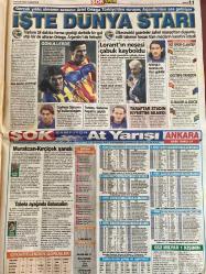 ŞOK GAZETESİ DOĞUM GÜNÜ HEDİYESİ - 9 KASIM 2002 - TAM TAKIM 12 SAYFADIR -Ariel Ortega-Hülya Avşar-Erman Toroğlu-Vahide Gördüm-Yener Yermez-Emine Erdoğan-Cem Yılmaz-George Bush-Sahra Şarkhan-Mesut Yılmaz-Ali Karacan-Petra-B. Yüksel-Yeliz Yeşilmen-Seçkin Piriler-Nuriye Karakaş-Ahu Paşakay-Lara-Verda Penso-Kaya Çilingiroğlu-Hülya Avşar-Zehra Çilingiroğlu-Süha Yavuz-Aysun Kayacı-Ahmet Altan-Süreyya Ayhan-Tuncay Şanlı-Sergen Yalçın-Fatih Terim-Ceyhun Eriş-Lorant-Muratcan Babasalim-Uğur Karakaya-Batigol-Ahu Paşakay-Lara-Asuman Krause Ömür boyu sır-Kovulmadı kandırıldı-Mısır’ı karıştırdı-Yaptığı yanına kar kaldı-Emine Erdoğan Cem Yılmaz’ı seyretti-İşte dünya starı-Kartal zevk verdi-Bir teselli ver-Güzellik yarışmasında taciz ve tehdit iddiası-Olay yaratacak klip-İntikam için plaka yiyor-Fakirlik felç etti-Sosyete kızlarına ne oluyor-Sosyetedede neler oluyor-Barıştılar ama ayrı yaşayacaklar