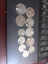 1255-1277-1293 ve1327 yıllarına ait g0m0ş 5 kuruş ve2 kuruş lotu toplam   11 adet
