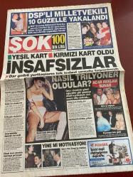 ŞOK GAZETESİ DOĞUM GÜNÜ HEDİYESİ - 14 OCAK 2002 - 8 SAYFADIR -Fırat Dağdelen-Deniz Acar-Erdal Acar-Aşkın Nur Yengi-Aydın Acar-Mehmet Cansun-Tayfur Havutçu-Sibel Can-Muazzez Abacı-Kenan İmirzalıoğlu-Melda Bekcan-Derin Mermerci-Bülent Ersoy-Hande Ataizi-Ahu Türkpençe-Sibel Can-Hande-Kemal-Tarkan-Hande-Kadir Bey-Ayla Dolak-Medyum Oksan-Hulusi Tunca-Ferhat Göçer-Demet Akalın-Ebru Destan-Lider İnanlı-Natalya-Elena-Natalie DSP’li milletvekili 10 güzelle yakalandı-Yeşil kart kırmızı kart oldu insafsızlar-Nasıl trilyoner oldular-Yine mi motivasyon-Dilenciler-Güçlü seksi ve masum-Siz insan değilsiniz-Karısının lezbiyen olduğunu öğrenince-Konuşan Güzel-Çin Çin-Gol kralının aşkı-Aşkta ihanet-Medyum Oksan-Derin dalıyor-Komşu kızları koca arıyor
