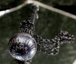 ANTİKA TAMAMI GÜMÜŞ SAVATLI BAŞ KISMI TOPUZLU 106 GR AĞIRLIĞINDA BASTON SAPI  ASA