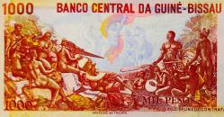 GİNE BİSSAU 1000 PESO 1 MART 1993..