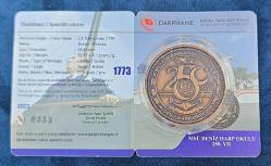 2023 MSÜ DENİZ HARP OKULU 250. YIL DARPHANE HATIRA PARASI