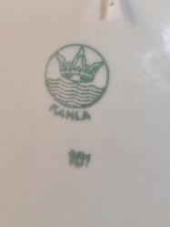 Alman KAHLA Porselen tabak Antika