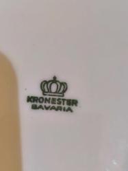 Antika Bavaria Porselen Tabak  Çok eski seri