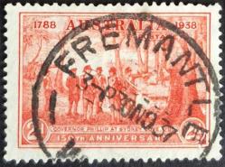 +++ AVUSTRALYA YENİ GÜNEY GALLER KEŞİF 150.YIL      1938     - DAMGALI