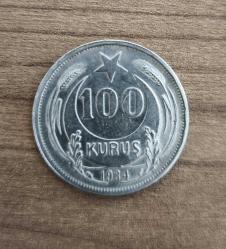 GÜMÜŞ NADİR 100 KURUŞ 1934
