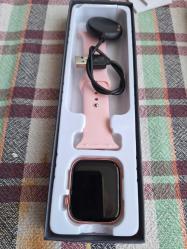WATCH Akıllı Saat Smart JD77 Konuşma Özellikli ios Android Uyumlu  ilave 4 adet 1 i kullanılmamış kordon hediye