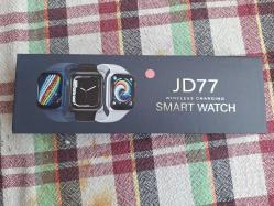 WATCH Akıllı Saat Smart JD77 Konuşma Özellikli ios Android Uyumlu  ilave 4 adet 1 i kullanılmamış kordon hediye