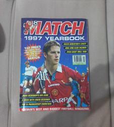 1997 Match Yearbook futbol spor dergisi CANTONA BECKHAM GİGGS GULLİT BERGKAMP GİNOLA SLAVEN BILİÇ