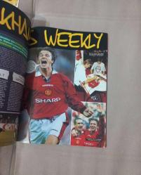 1997 Match Yearbook futbol spor dergisi CANTONA BECKHAM GİGGS GULLİT BERGKAMP GİNOLA SLAVEN BILİÇ