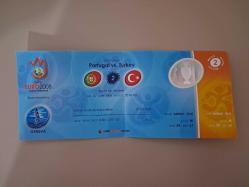 Euro 2008 Portekiz Türkiye mac bileti milli takım A milliler maç bileti PEPE RONALDO