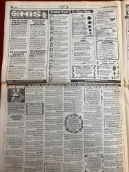 ŞOK GAZETESİ DOĞUM GÜNÜ HEDİYESİ - 26 KASIM  2003 - TAM TAKIM 12 SAYFADIR -Hülya Avşar-Deniz Akkaya-Recep Tayyip Erdoğan-Ali Babacan-George W. Bush-Fatih Terim-Gheorghe Hagi-İlhan Mansız-Mircea Lucescu-İsmail Uyanık-Kenan Doğulu-Ceren Erginsoy-Hüseyin Yücel-Hakan Şükür-Yasemin Ergene-Cihan-Hasan Parkan-Haydar Aliyev-Gerhard Schröder-Nazım Hikmet-Zeynep Dedeoğlu-Shevardnadze-Holly Valance-Nebil Özgentürk-Nükhet Duru-Mehmet Okur  Bayram sürecek-Bush bu kez affetti-Yemeye kıyamadı-Çıplak sanat-Deniz Akkaya’yı 19 saatte süslediler-Allah’ın sevgili kulu-Hülya Avşar koruyucu anne oldu-İnanması zor ama kendini dine verdi-İşçi memur ayrımı kalkıyor-Uçur bizi Kartal-Terim’e Hagi için baskı-19 saat çıplak kaldı-Helal olsun sana-Güzel ve Çirkin şov-Emniyet kemeri hayata bağlayan tek bağdır-Kapkacı önlemek için 8 milyon dolarlık yatırım-Hızlı yaşadı genç öldü-Yaşlıların yalnızlığı-Kadınlardan ahlaksız teklif-Tuğçe’yi 50 milyara sattı-Holly şimdi de Dudu’ya talip-Parasıyla ağaç alacak  Asmalı Konak