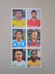 PANİNİ 2010 DÜNYA KUPASI ÇIKARTMA STİCKER LEONEL MESSİ FELİPE MELO DROGBA