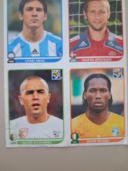 PANİNİ 2010 DÜNYA KUPASI ÇIKARTMA STİCKER LEONEL MESSİ FELİPE MELO DROGBA