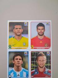 PANİNİ 2010 DÜNYA KUPASI ÇIKARTMA STİCKER LEONEL MESSİ FELİPE MELO DROGBA