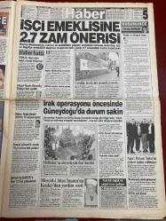 ŞOK GAZETESİ DOĞUM GÜNÜ HEDİYESİ - 18 ARALIK  2002 - TAM TAKIM 12 SAYFADIR -Gülcan Karan-Garce-Ariel Ortega-Murat Didin-Rüştü Reçber-Ali Coşkun-Ersahan Sönmez-Emirkan-Sezen Aksu-Gürkan Uygun-Hasan Parkan-Mustafa Yıldız-Mustafa Yıldızdoğan-Abdüllatif Şener-Noam Chomsky-Bakan Aksit-Mehmet Ağar-Abdullah Gül-İsmail Hakkı Polat-Mustafa Karakaya-Esra Boğazlıyan  Kıvırmayın-En güzel Noel kızı Gülcan-Bizi ezdirmeyin-Van kedisine altın heykel-Transfer atağı-Başka kapıya-Şu an yatağımda başka bir erkek var canım-Punkçıların dönüşü-Aşk gemisi gibi-15’lik anne-Beni sıkı tutun-Eniştesiyle basıldı-İşçi emeklisine 2.7 zam önerisi-Irak operasyonu öncesinde Güneydoğu’da durum sakin