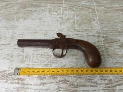 Antika Osmanlı Dönem Ürünü 8 Köşeli Namlu Nadir Piştov