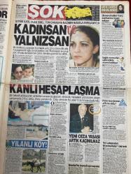ŞOK GAZETESİ DOĞUM GÜNÜ HEDİYESİ - 23 HAZİRAN 2003 - TAM TAKIM 12 SAYFADIR -Müslüm gürses-Oksan Abla-Liv Tyler-Pamir Demirtaş-Yusuf Namoğlu-Nilüfer Kurt-Pınar Altuğ-Yağmur Kaşifoğlu-Uğur Uludağ-Kenan Doğulu-Beren Arıza-Sibel Elmas-Ersan Şen-Garip Aydın-Ergun Yazar-Ceyhun Başaran-Yeliz Yeşilmen-Dicle Serdar-Ortaç-Aslı Seter-Cengiz Kurtoğlu-Gönül Yazar-Dilara Diyarbakır-Seda Sayan-Semih Yıldız Eylem hazırlığı-Yuh olsun bize-Askerlik kısalıyor-Gelinlik bakıyor-Cim Bom Hooijdonk dedi-1 puan yeter-Türkiye’ye geliyor-Sahnede evlendiler-Emanet takıyla klip-Kadınsan ve yalnızsan-Kanlı hesaplaşma-Yılanlı köy-Striptizci kız-Kumarda 100 bin dolar kaybettiler-Yeliz dünya ahiret karım