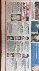 ŞOK GAZETESİ DOĞUM GÜNÜ HEDİYESİ - 23 HAZİRAN 2003 - TAM TAKIM 12 SAYFADIR -Müslüm gürses-Oksan Abla-Liv Tyler-Pamir Demirtaş-Yusuf Namoğlu-Nilüfer Kurt-Pınar Altuğ-Yağmur Kaşifoğlu-Uğur Uludağ-Kenan Doğulu-Beren Arıza-Sibel Elmas-Ersan Şen-Garip Aydın-Ergun Yazar-Ceyhun Başaran-Yeliz Yeşilmen-Dicle Serdar-Ortaç-Aslı Seter-Cengiz Kurtoğlu-Gönül Yazar-Dilara Diyarbakır-Seda Sayan-Semih Yıldız Eylem hazırlığı-Yuh olsun bize-Askerlik kısalıyor-Gelinlik bakıyor-Cim Bom Hooijdonk dedi-1 puan yeter-Türkiye’ye geliyor-Sahnede evlendiler-Emanet takıyla klip-Kadınsan ve yalnızsan-Kanlı hesaplaşma-Yılanlı köy-Striptizci kız-Kumarda 100 bin dolar kaybettiler-Yeliz dünya ahiret karım