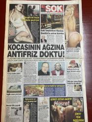 ŞOK GAZETESİ DOĞUM GÜNÜ HEDİYESİ - 15 ARALIK 2013 - TAM TAKIM 12 SAYFADIR -Zeki Müren-Gülşen Bubikoğlu-Hande Yener-Kostas Simitis-Carla Lahey-Erkan Kaya-Kemal Özdek-Şafak Sezer-Seda Sayan-Zerrin Özer-Yolanthe Cabau-Acun Ilıcalı-Courtney Stodden-Meryem Uzerli-İbrahim Tatlıses-Halil K.-Cahit Özçelik-İnsan Yalçın-Hanifi Tatlıcı-Kadir Çelik Dershanelerden Sonra Mektepler De Kapatılıyor-Sevgili Hasreti Başını Yaktı-Kocasının Ağzına Antifriz Döktü-Yürüyen Ölüler-Aseksüel Olmaya Karar Verdim-Ben Seviyordum O Dövüyordu-Önce Çiftetelli Sonra Fuhuş-Ah O Dizide Ben De Olsaydım-Hava Değişimi-Artık Türkiye’de Yasak-Sevgilisini Böyle Harekete Geçiriyor-Genel Evler Kapatılmasın Yenileri Açılsın-Almanların Sevgilisi İngilizlerin Meleği-Şanghay Boğuluyor-Kaçırılan Çocuk Bulundu-Kavga Var Mı-Senden İyi Yaparım-Aşık Olmayı Özledim-Aşktan Meşkten Çok Bıktım-Tehlike Çanları Çalıyor Kasket-Bana mı Dedim Tatlım-Oha Ayııı